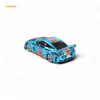 Demon King Auto LBWK Nissan GTR35 - Chrome Gulf 1:64