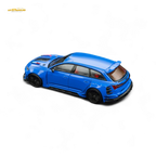(Pre-Order) DCM Modified Audi RS6 Wagon Blue - Engine & Openable Hood 1:64 - Collectors World Toys