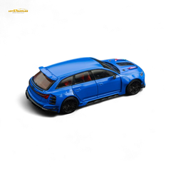 (Pre-Order) DCM Modified Audi RS6 Wagon Blue - Engine & Openable Hood 1:64