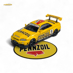 Fast Speed FS 1:64 Skyline GT-R R34 Nismo Z-Tune Pennzoil #1 – Yellow - Collectors World Toys