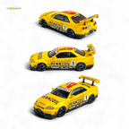 Fast Speed FS 1:64 Skyline GT-R R34 Nismo Z-Tune Pennzoil #1 – Yellow - Collectors World Toys