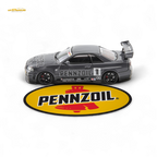 Fast Speed FS 1:64 Skyline GT-R R34 Nismo Z-Tune Pennzoil #1 – Grey (Foshan AIT Exhibition Edition) - Collectors World Toys