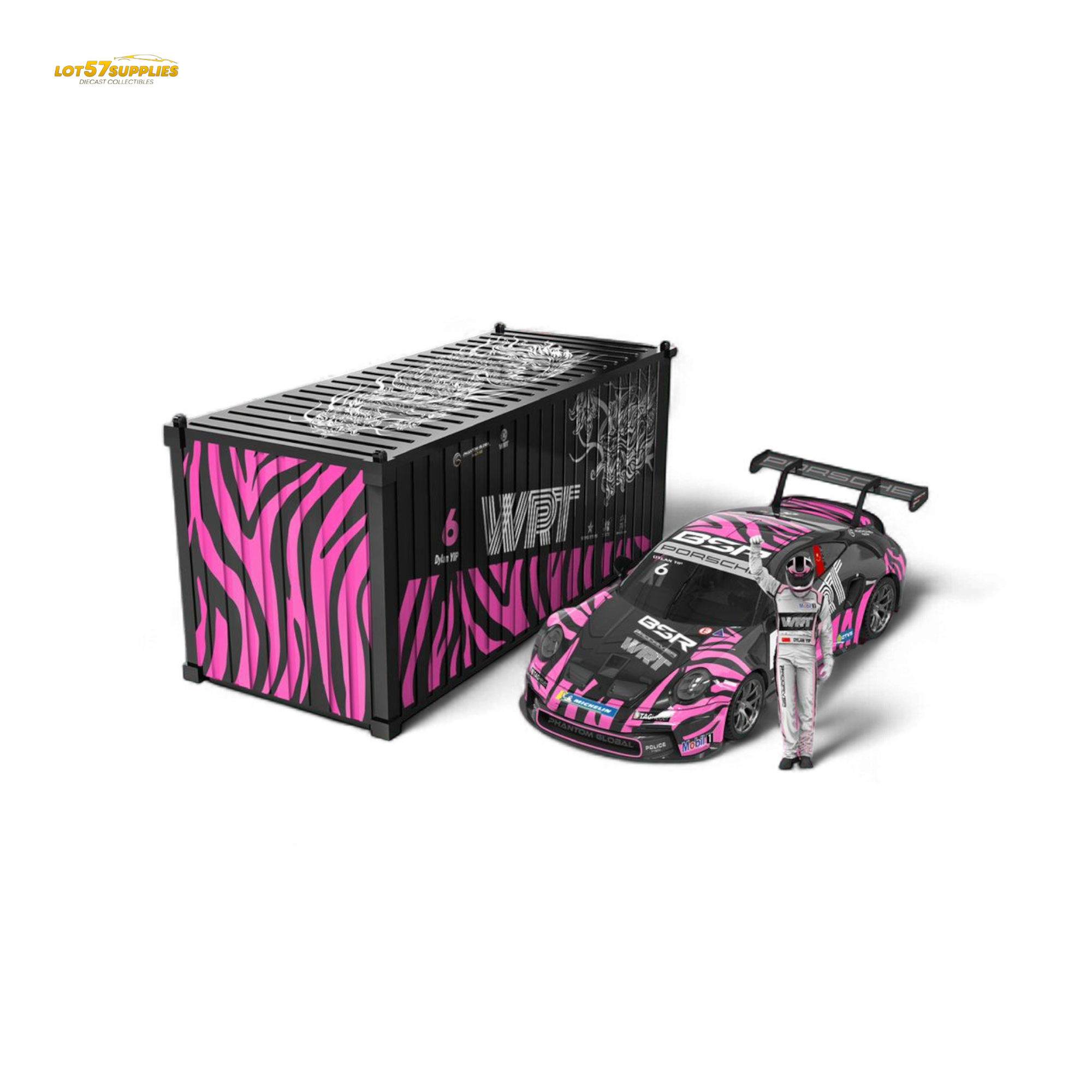 ModernArt & WRT Porsche 911 GT3 Carrera Cup Container Set 1:64 Main image