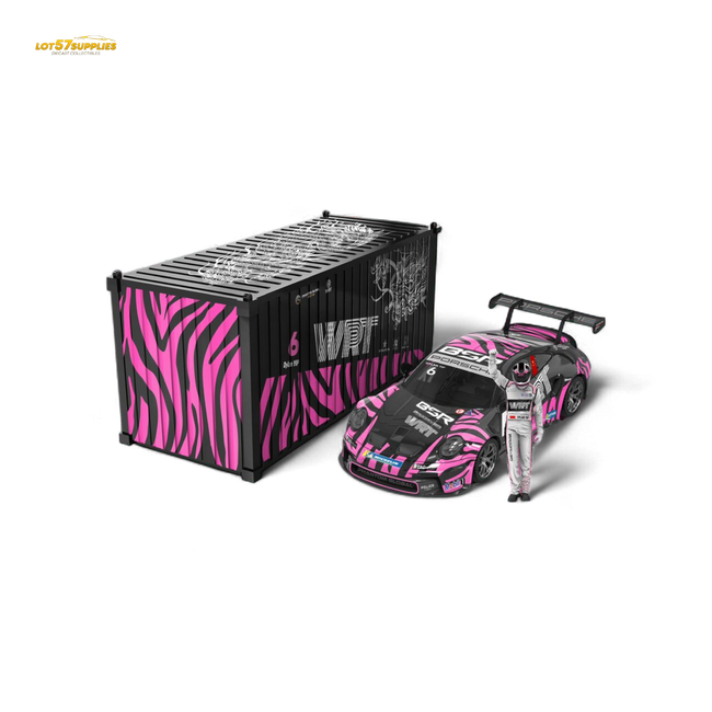 ModernArt & WRT Porsche 911 GT3 Carrera Cup Container Set 1:64 - Collectors World Toys Hover Image