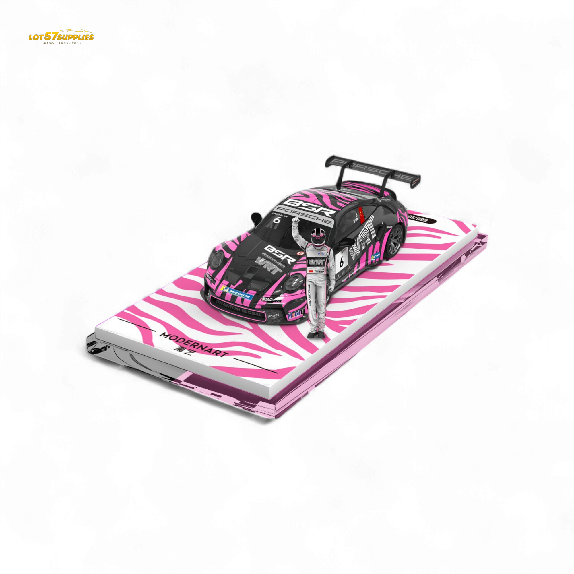 ModernArt & WRT Porsche 911 GT3 Carrera Cup Container Set 1:64 - Collectors World Toys
