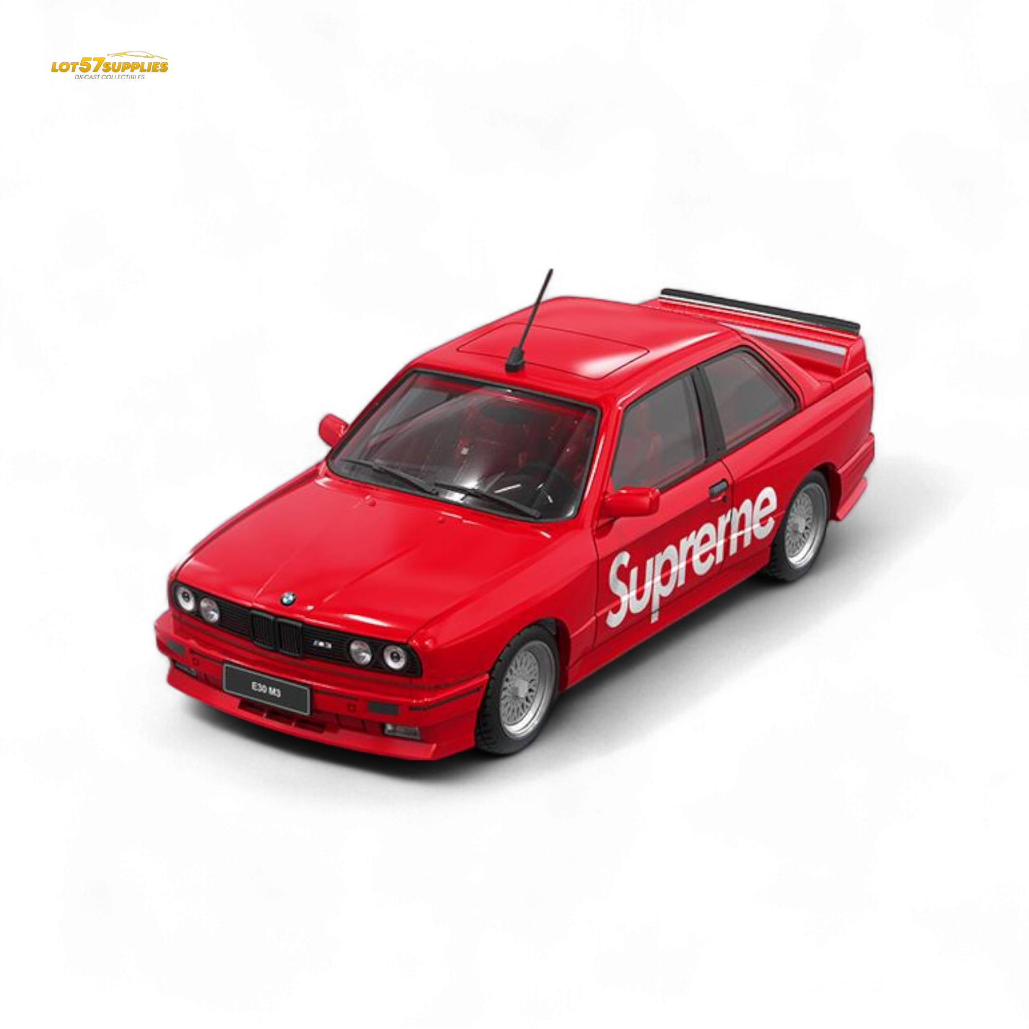 (Pre-Order) Original Model E30 Supreme Livery - S u p r e m e 1:64 - Collectors World Toys