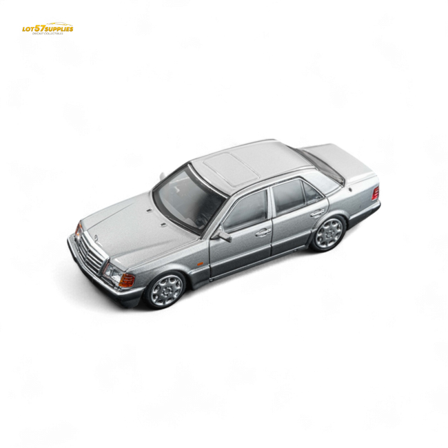 (Pre-Order) DCM 1/64 Benz 500E - Titanium Gray Silver 1/64 - Collectors World Toys Hover Image