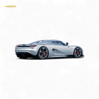 (Pre-Order) Rhino Model RM CC850 (Magnetic structure of engine hood) - Silver 1/64 - Collectors World Toys