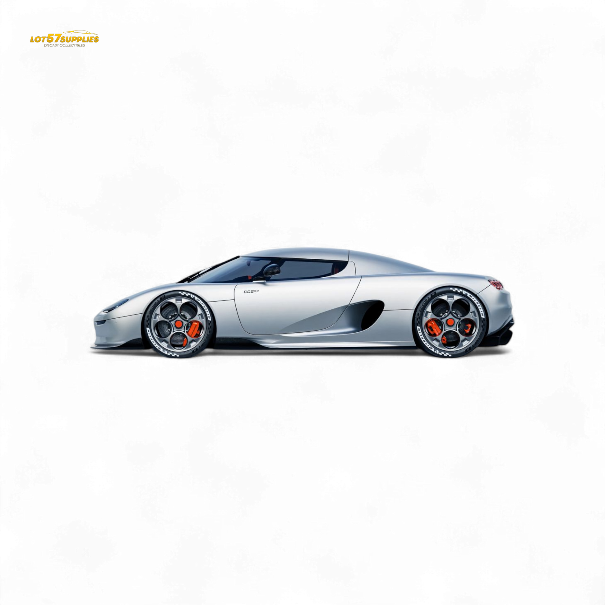 (Pre-Order) Rhino Model RM CC850 (Magnetic structure of engine hood) - Silver 1/64