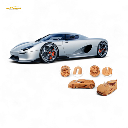 (Pre-Order) Rhino Model RM CC850 (Magnetic structure of engine hood) - Silver 1/64