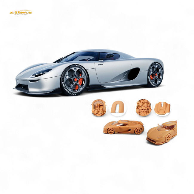 (Pre-Order) Rhino Model RM CC850 (Magnetic structure of engine hood) - Silver 1/64 - Collectors World Toys Hover Image