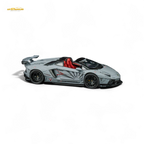 TPC Rhino Model RM 1/64 Lamborghini LP720-4 Roadster Wide-Body Modified - Combat Gray 1/64 - Collectors World Toys
