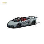 TPC Rhino Model RM 1/64 Lamborghini LP720-4 Roadster Wide-Body Modified - Combat Gray 1/64 - Collectors World Toys
