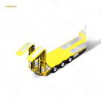 (Pre-Order) TimeMicro & Perka BENZ FLATBED TRANSPORT VEHICLE - Yellow 1/64 - Collectors World Toys