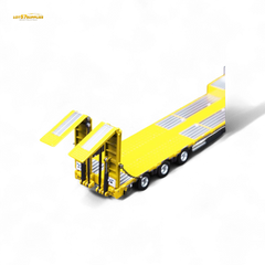 (Pre-Order) TimeMicro & Perka BENZ FLATBED TRANSPORT VEHICLE - Yellow 1/64 - Collectors World Toys