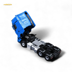 (Pre-Order) TimeMicro & Perka BENZ FLATBED TRANSPORT VEHICLE - Blue 1/64 - Collectors World Toys