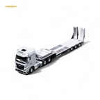 (Pre-Order) TimeMicro & Perka BENZ FLATBED TRANSPORT VEHICLE - White 1/64 - Collectors World Toys