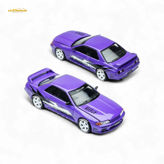 (Pre-Order) TimeMicro Skyline GT-R R32 Los Santos Drift - Purple 1/64 - Collectors World Toys