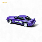 (Pre-Order) TimeMicro Skyline GT-R R32 Los Santos Drift - Purple 1/64 - Collectors World Toys