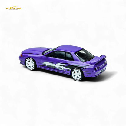 (Pre-Order) TimeMicro Skyline GT-R R32 Los Santos Drift - Purple 1/64