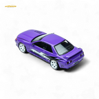 (Pre-Order) TimeMicro Skyline GT-R R32 Los Santos Drift - Purple 1/64 - Collectors World Toys