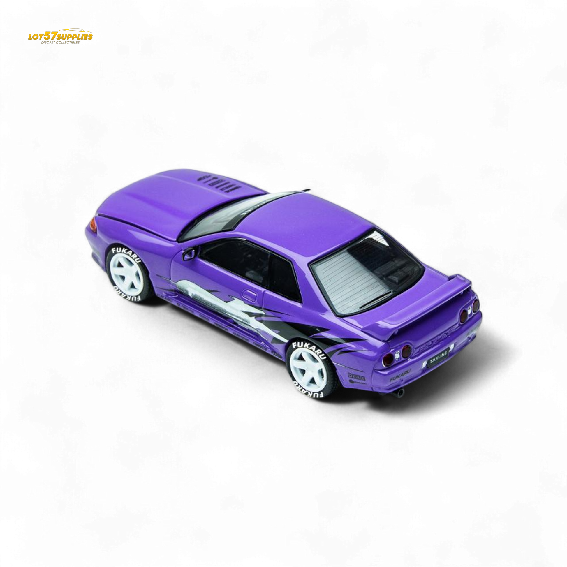 (Pre-Order) TimeMicro Skyline GT-R R32 Los Santos Drift - Purple 1/64