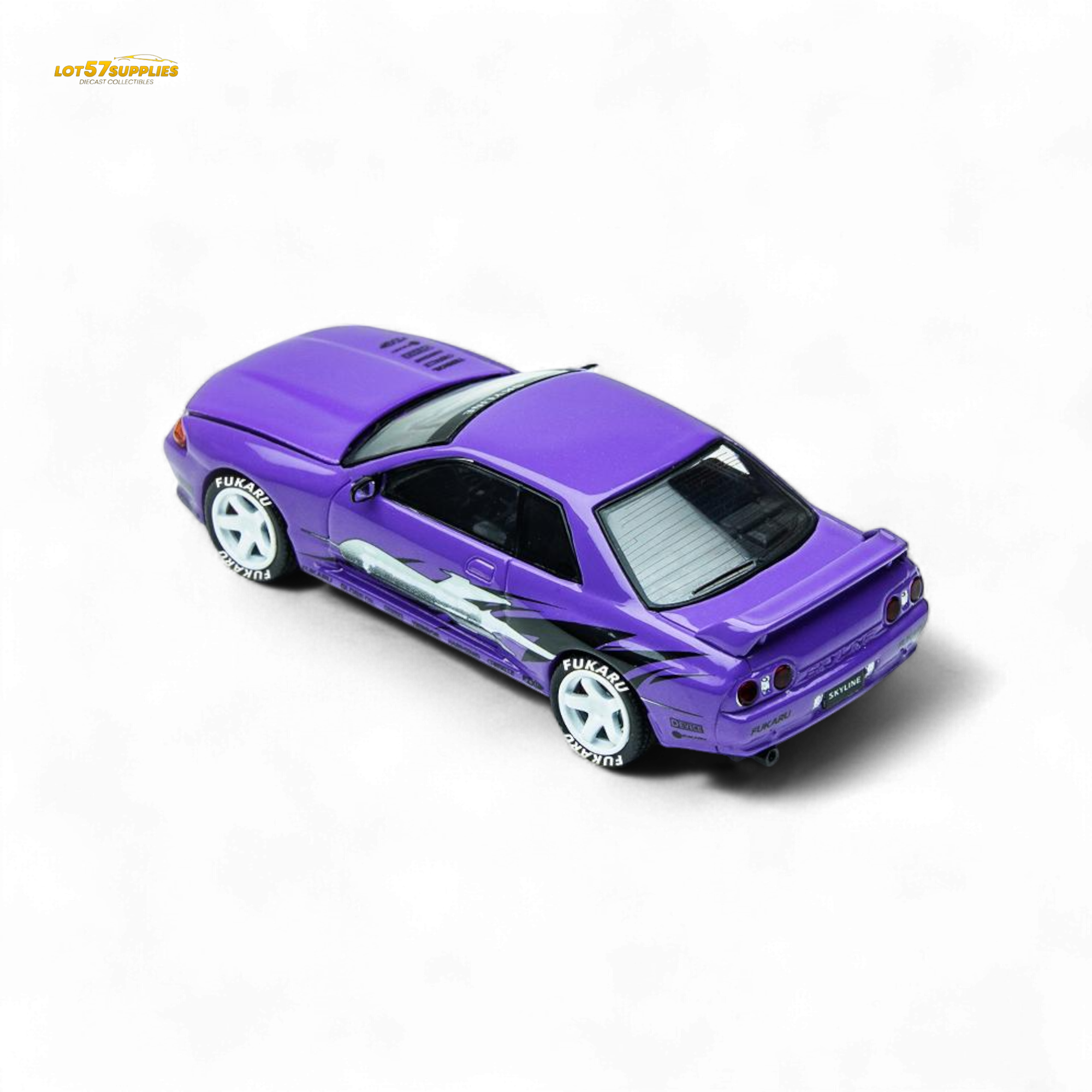 (Pre-Order) TimeMicro Skyline GT-R R32 Los Santos Drift - Purple 1/64 - Collectors World Toys