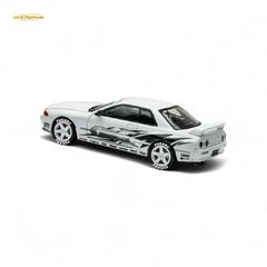 (Pre-Order) TimeMicro Skyline GT-R R32 Los Santos Drift - White 1/64 - Collectors World Toys