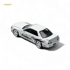 (Pre-Order) TimeMicro Skyline GT-R R32 Los Santos Drift - White 1/64 - Collectors World Toys