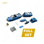 Findclassically NSX TRA - Transparent Blue FULL Set 1:64 - Collectors World Toys