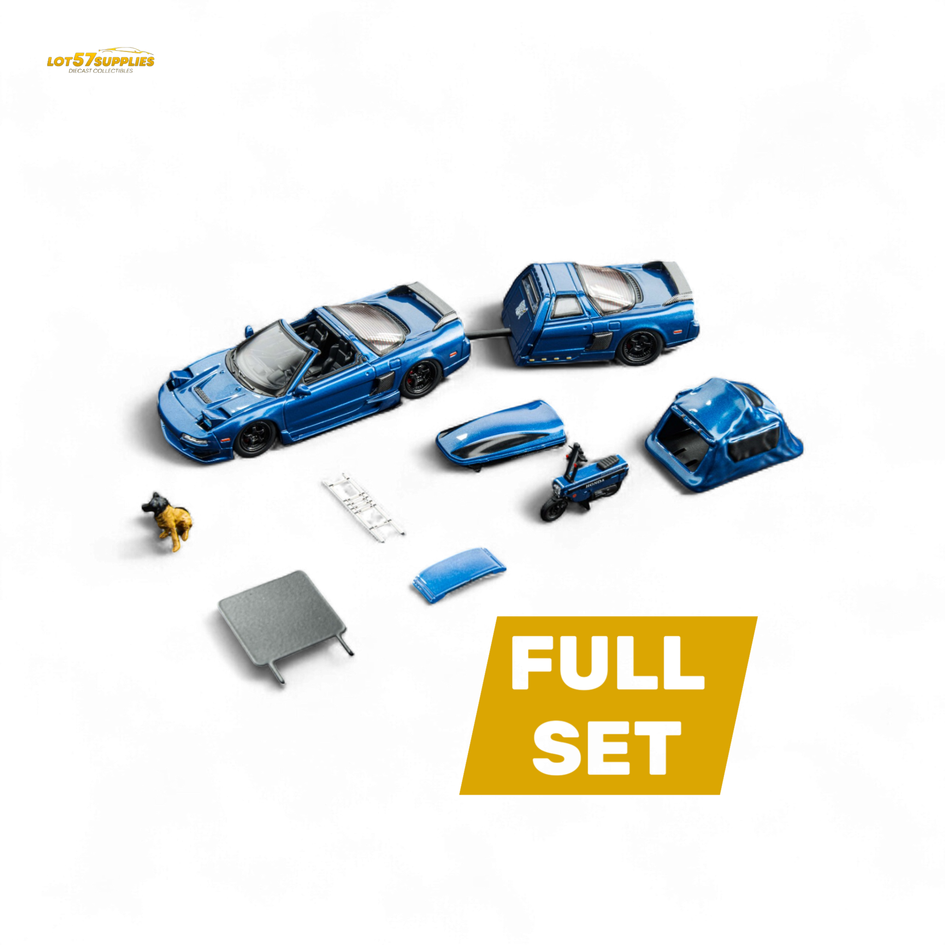 Findclassically NSX TRA - Transparent Blue FULL Set 1:64
