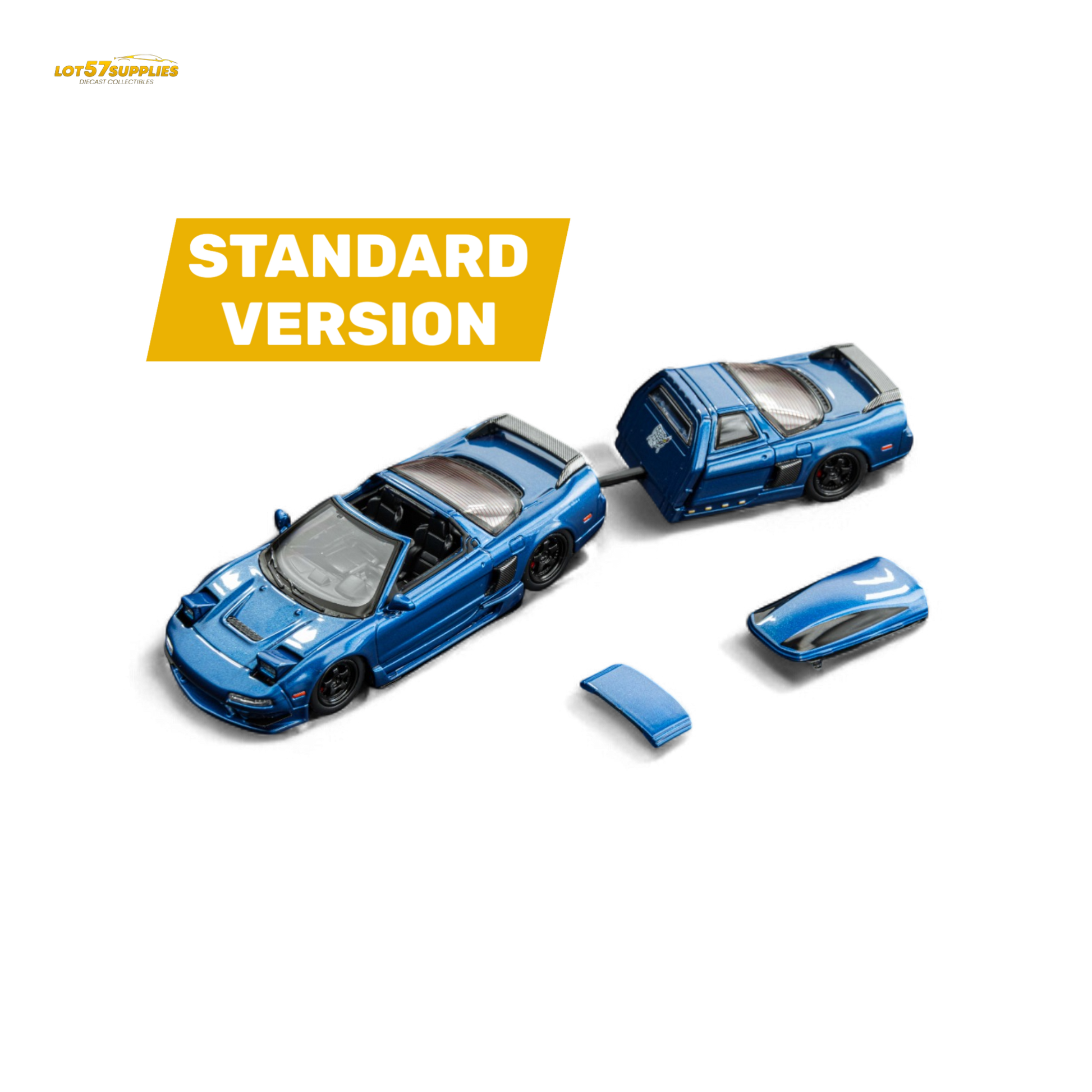 Findclassically NSX TRA - Transparent Blue - Standard Version 1:64