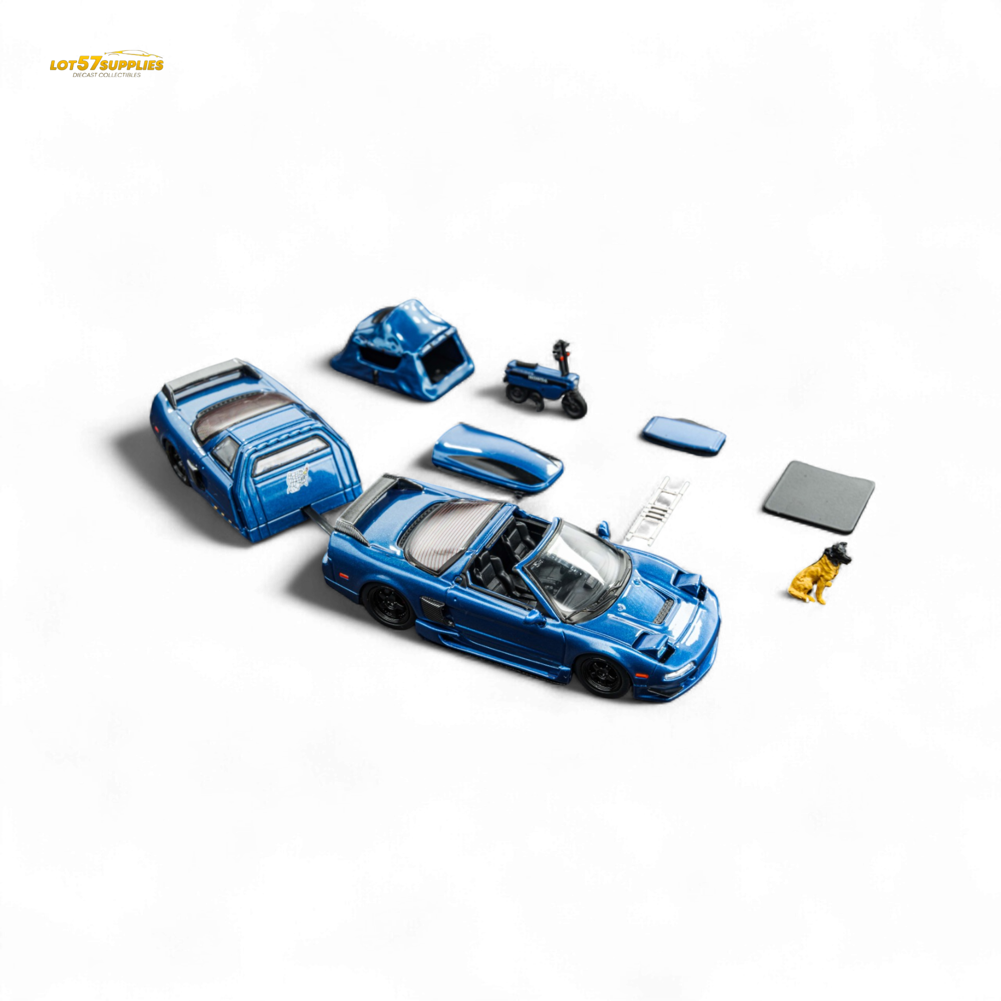 Findclassically NSX TRA - Transparent Blue FULL Set 1:64 - Collectors World Toys