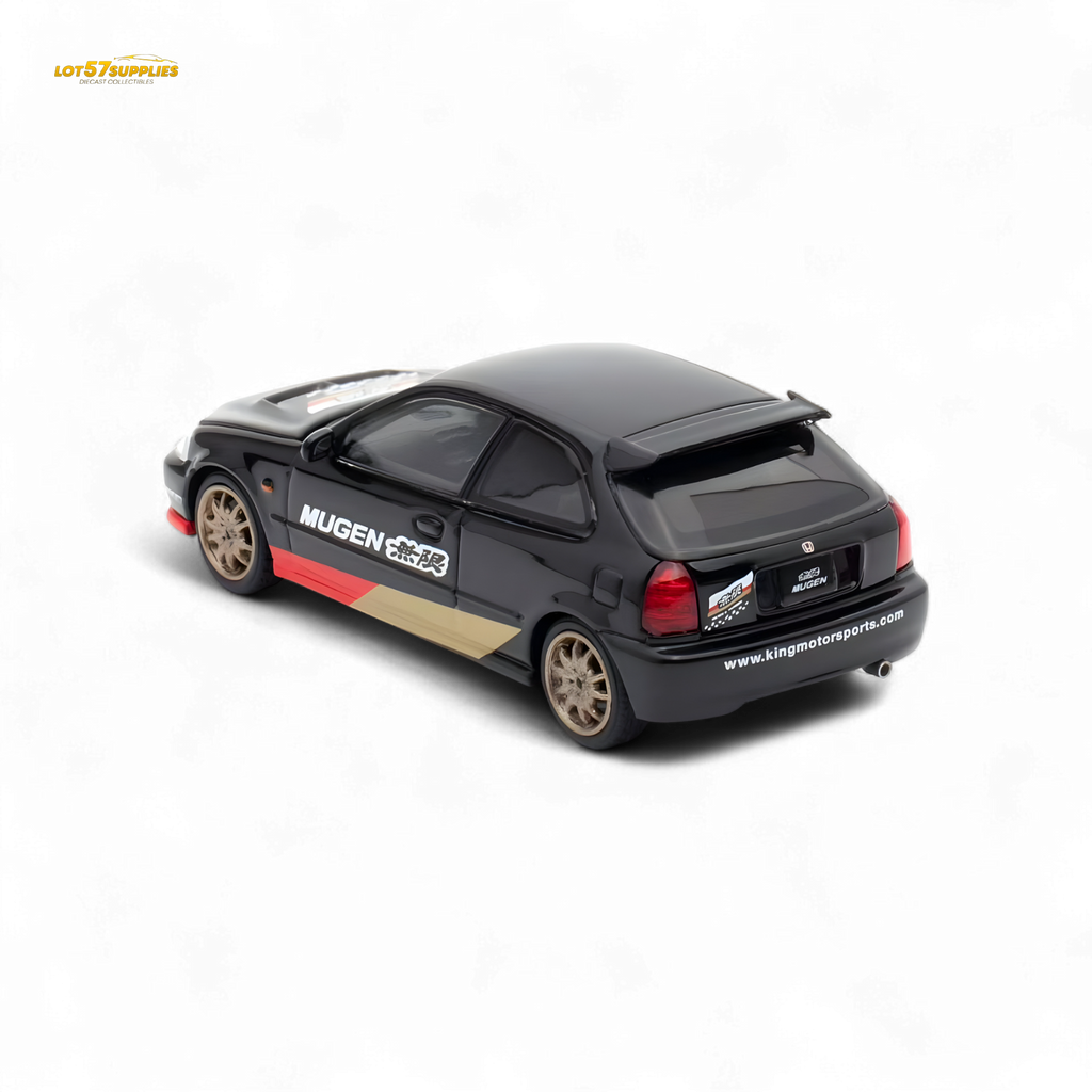 Motorhelix Honda Civic EK9 MUGEN Malaysia Limited Edition - Black 1:64 - Collectors World Toys