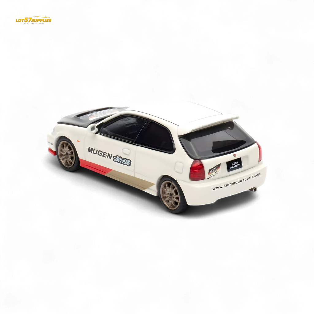 Motorhelix Honda Civic EK9 MUGEN Malaysia Limited Edition - White 1:64 - Collectors World Toys