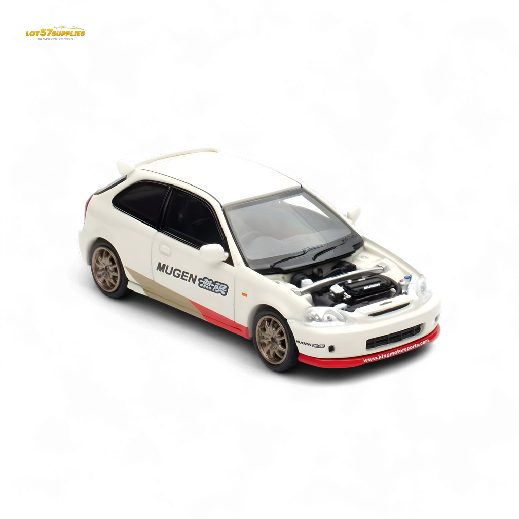 Motorhelix Honda Civic EK9 MUGEN Malaysia Limited Edition - White 1:64 - Collectors World Toys