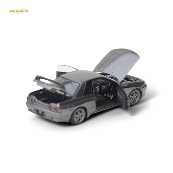 Focal Horizon Skyline GT-R 3rd Gen R32 Nismo S-Tune - Gun Grey - Fully Openable 1:64