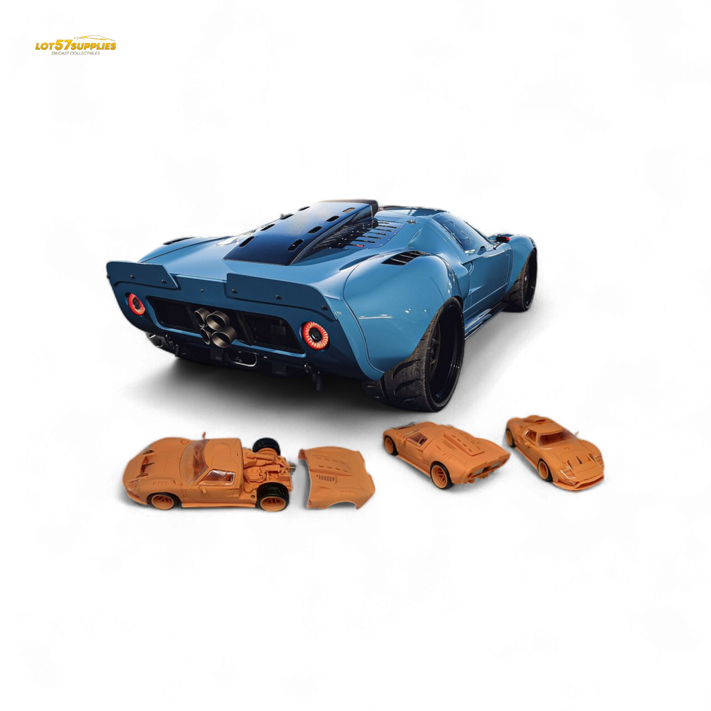 (Pre-Order) Rhino Model Ford GT40 - Blue 1/64
