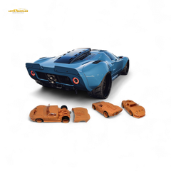 (Pre-Order) Rhino Model Ford GT40 - Blue 1/64 - Collectors World Toys
