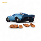 (Pre-Order) Rhino Model Ford GT40 - Blue 1/64