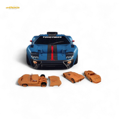 (Pre-Order) Rhino Model Ford GT40 - Blue 1/64 - Collectors World Toys