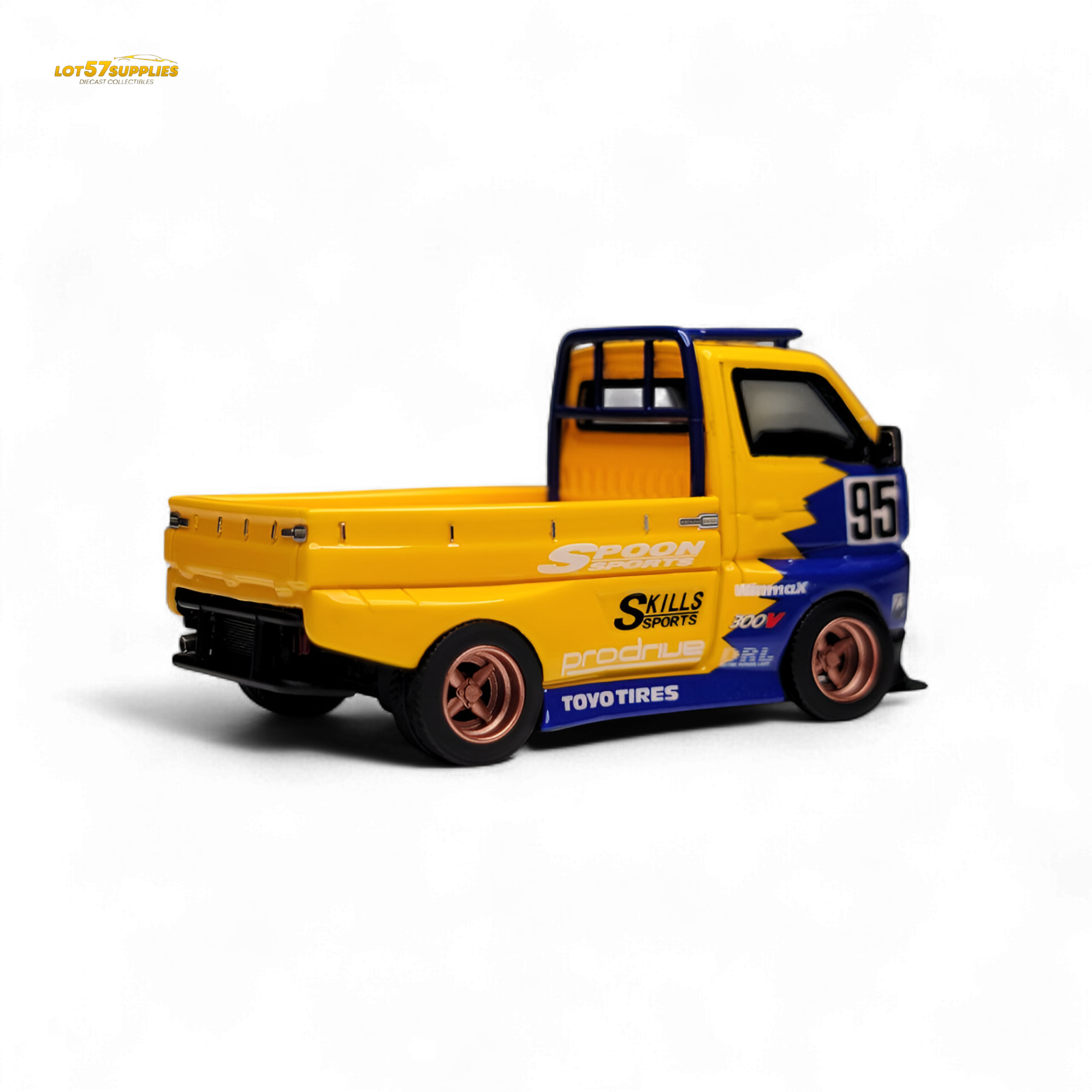 YM Model Suzuki Carry Hoonigan Spoon Sports D12 Widebody Pickup Truck 1:64