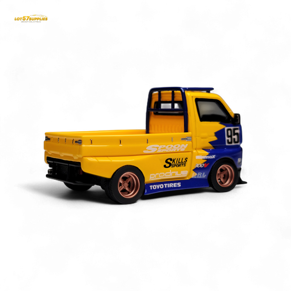 YM Model Suzuki Carry Hoonigan Spoon Sports D12 Widebody Pickup Truck 1:64