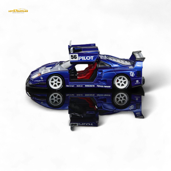 (Pre-Order) Demon King Auto F40 LB-Works Wide-Body Gull Wing Gate Modified - PILOT Livery 1:64