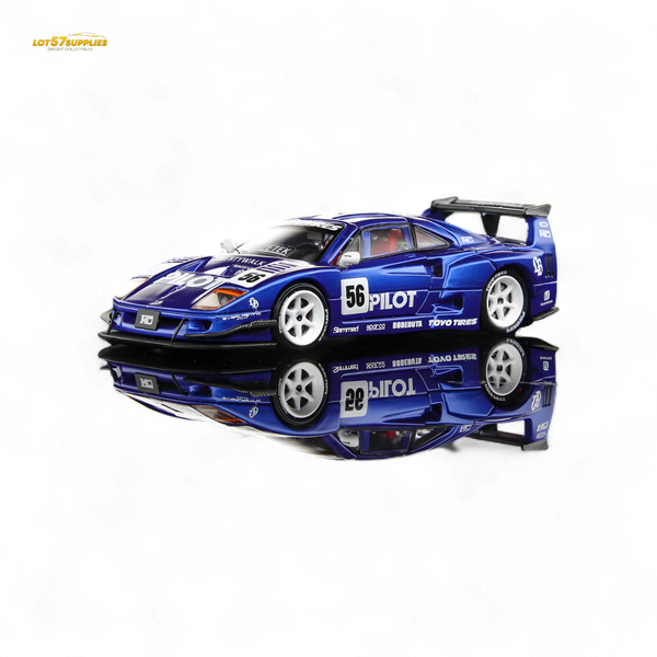 (Pre-Order) Demon King Auto F40 LB-Works Wide-Body Gull Wing Gate Modified - PILOT Livery 1:64