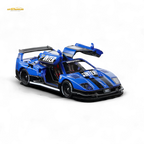 (Pre-Order) Demon King Auto F40 LB-Works Wide-Body Gull Wing Gate Modified - Inter Milan Livery 1:64 - Collectors World Toys