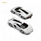 TimeMicro × PSC DESIGN 1/64 Countach V Ver. Mechanic PSC - White 1:64 - Collectors World Toys