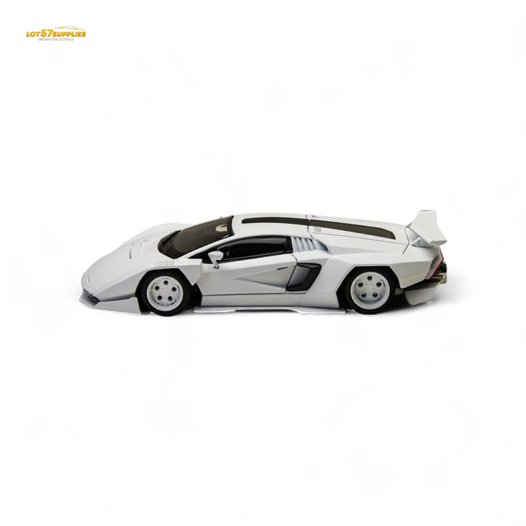 TimeMicro × PSC DESIGN 1/64 Countach V Ver. Mechanic PSC - White 1:64 - Collectors World Toys