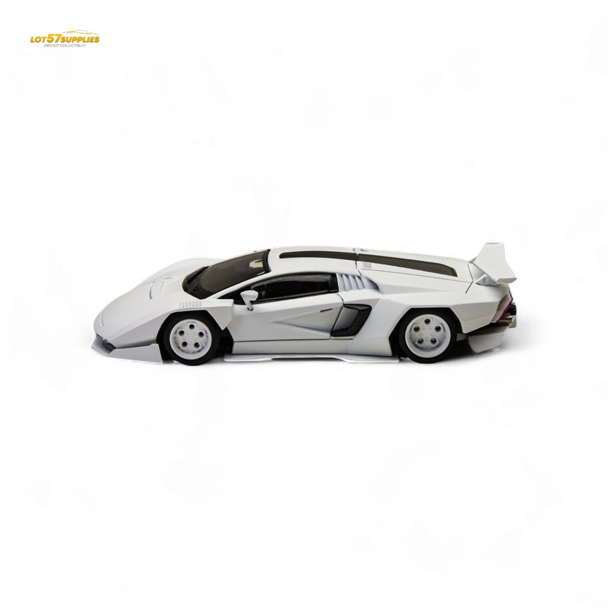 TimeMicro × PSC DESIGN 1/64 Countach V Ver. Mechanic PSC - White 1:64 - Collectors World Toys