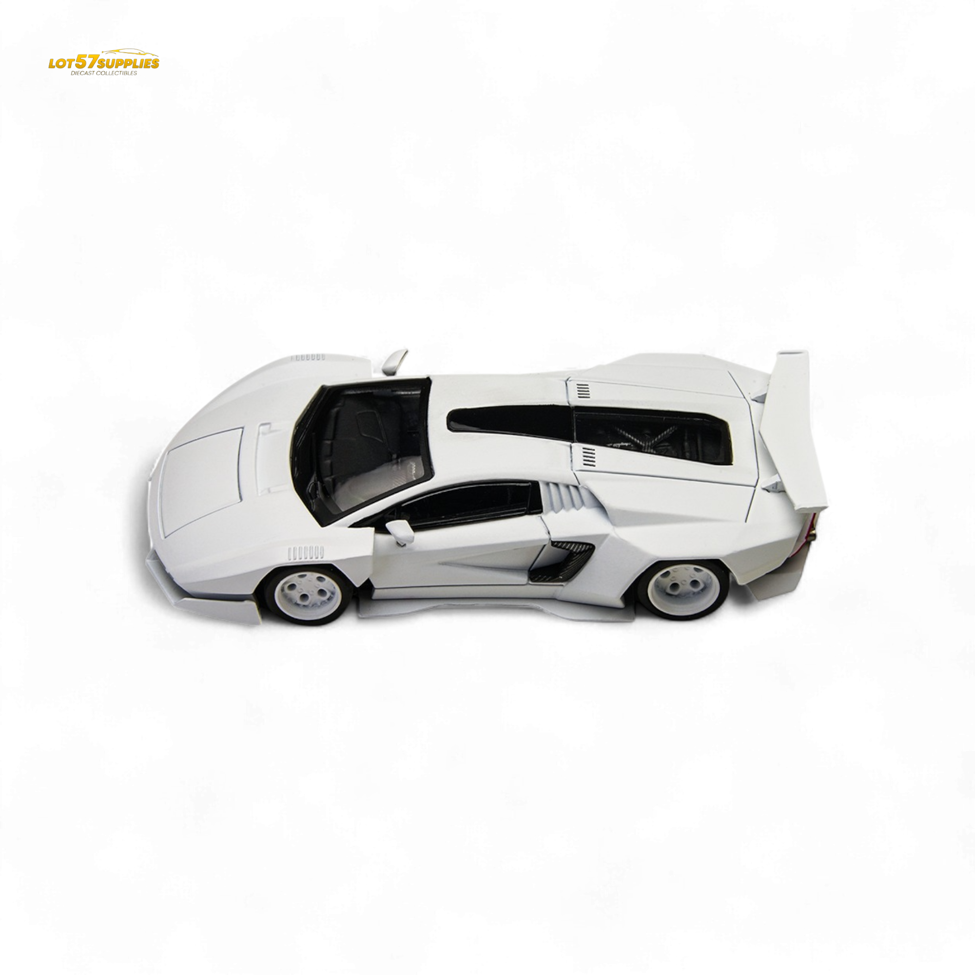 TimeMicro × PSC DESIGN 1/64 Countach V Ver. Mechanic PSC - White 1:64 - Collectors World Toys